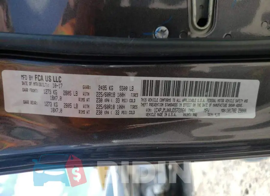 1C4PJMJX0JD572064 Photo# 10