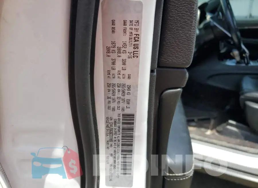 1C4RJFBG3GC337093 Photo# 10