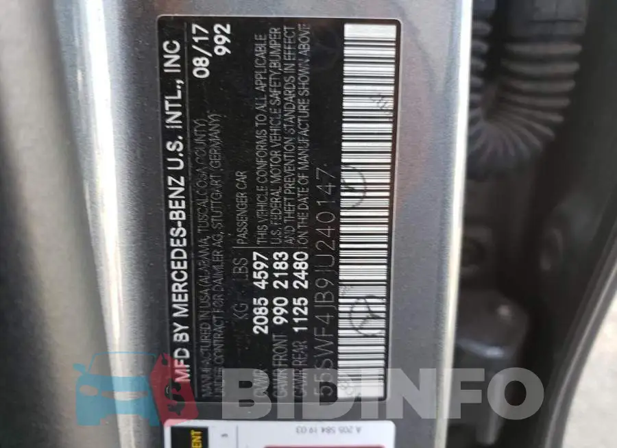 55SWF4JB9JU240147 Photo# 10