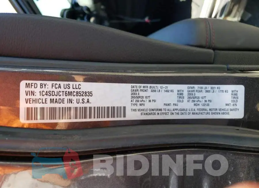 1C4SDJCT6MC852835 Photo# 10
