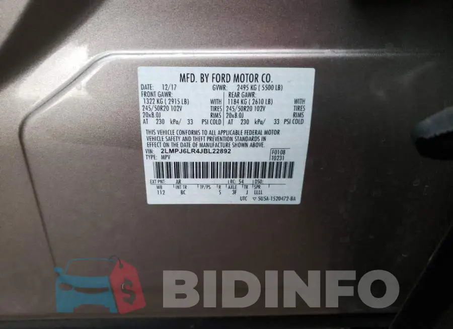 2LMPJ6LR4JBL22892 Photo# 10