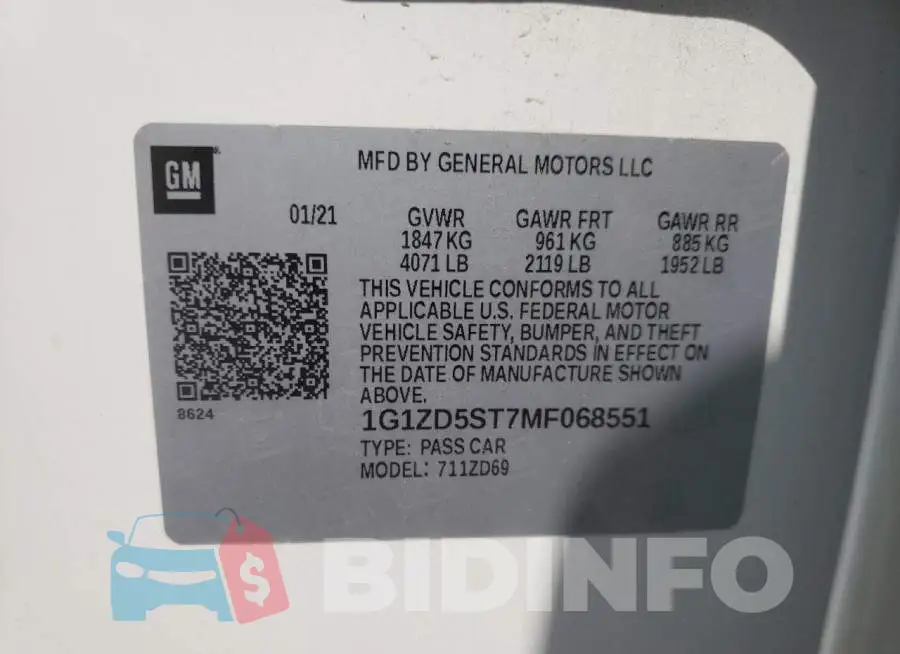 1G1ZD5ST7MF068551 Photo# 10