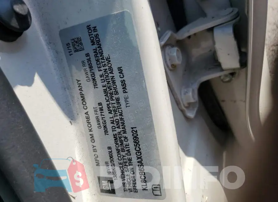 KL8CB6SAXGC569021 Photo# 10