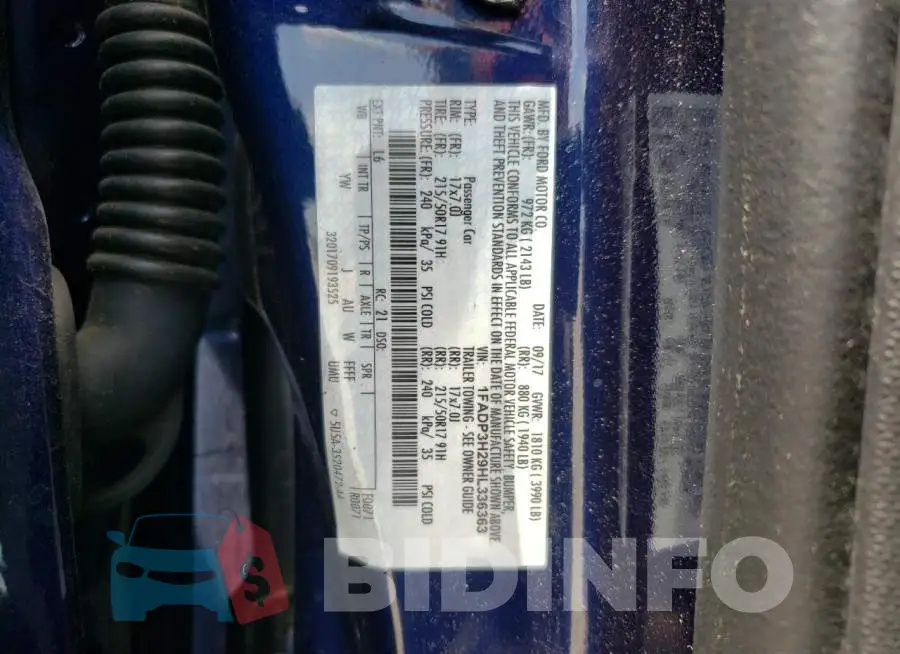 1FADP3H29HL336363 Photo# 10