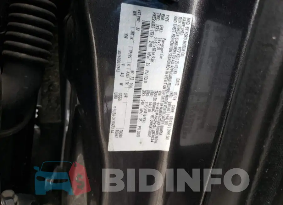 1FADP3K29GL283834 Photo# 10
