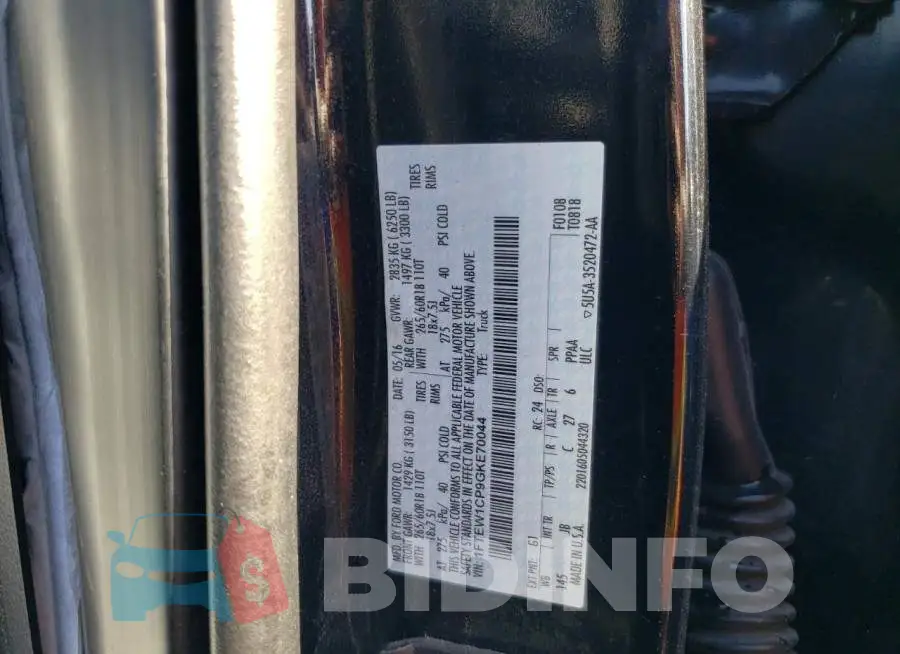 1FTEW1CP9GKE70044 Photo# 10