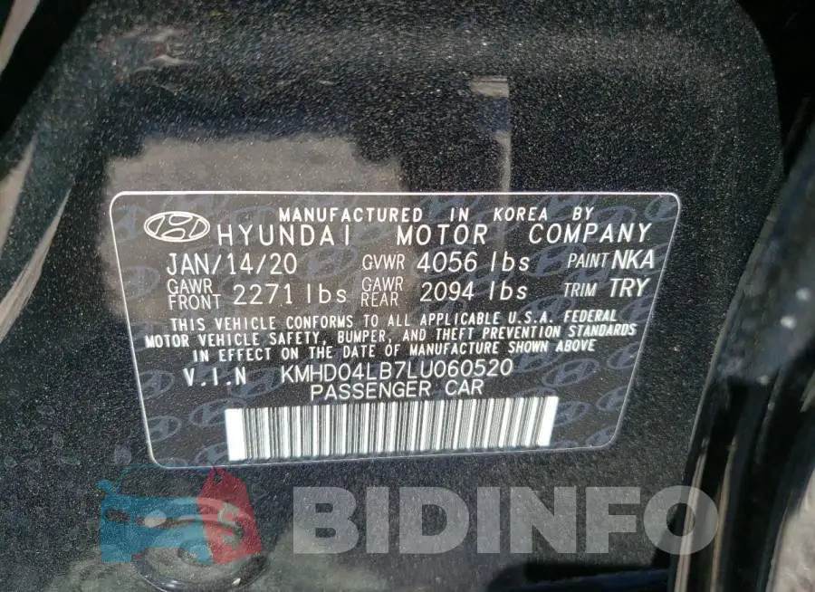 KMHD04LB7LU060520 Photo# 10