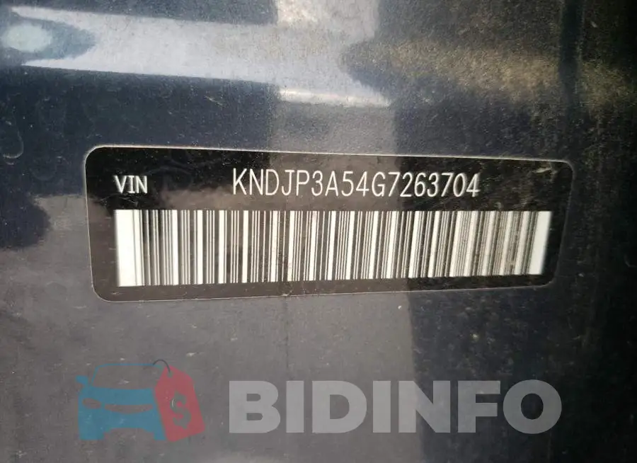 KNDJP3A54G7263704 Photo# 10