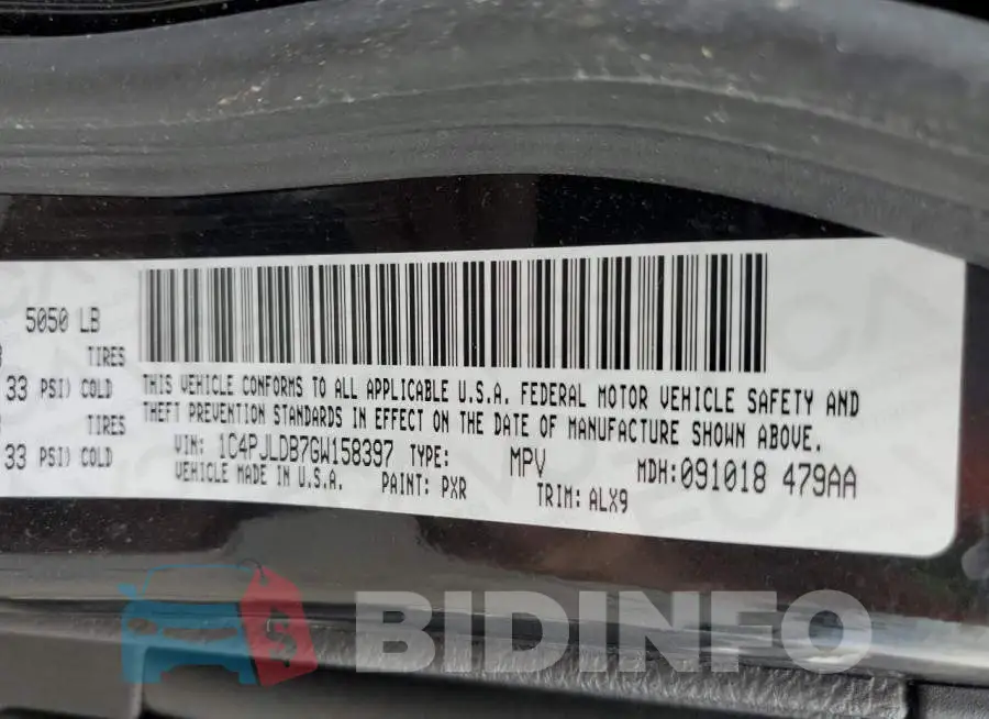 1C4PJLDB7GW158397 Photo# 10