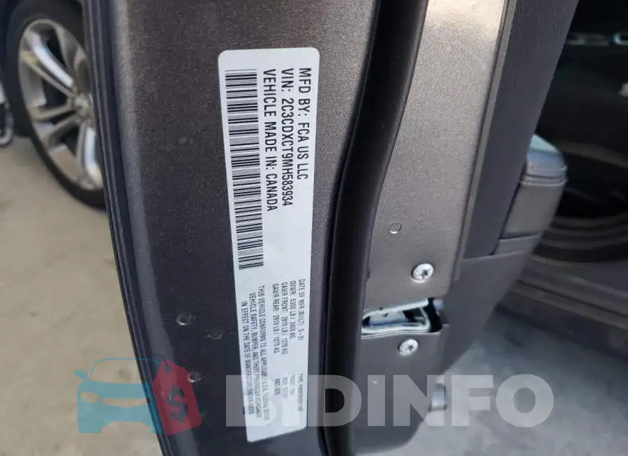 2C3CDXCT9MH583934 Photo# 10