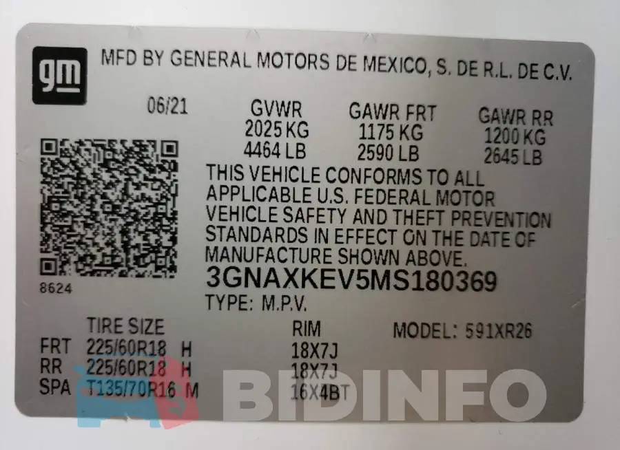 3GNAXKEV5MS180369 Photo# 10