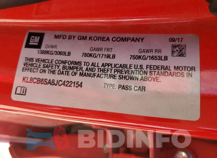 KL8CB6SA8JC422154 Photo# 10