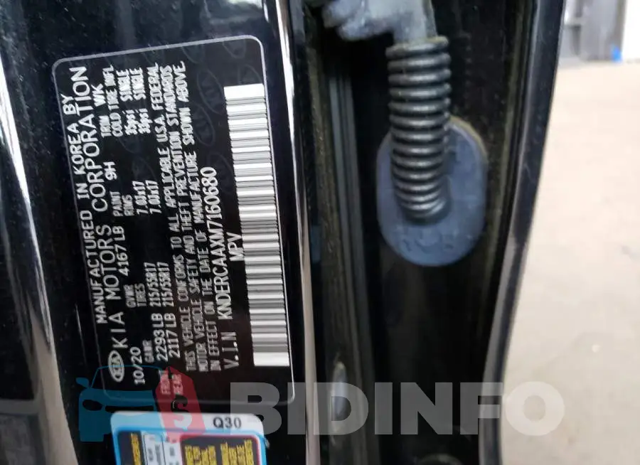 KNDERCAAXM7160680 Photo# 10