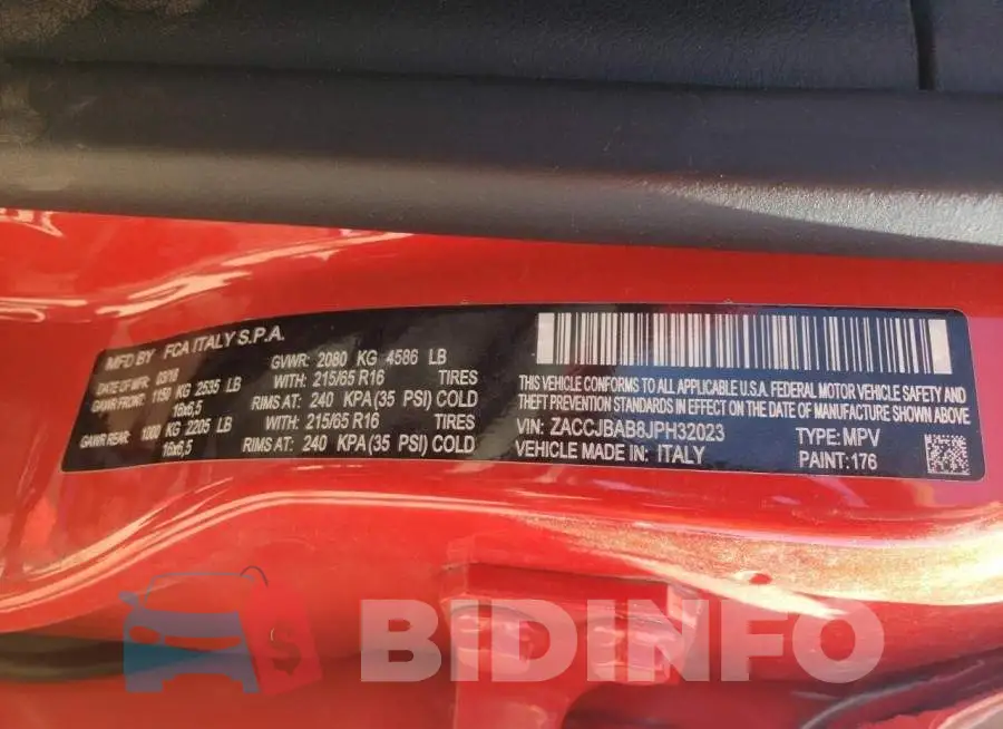 ZACCJBAB8JPH32023 Photo# 10