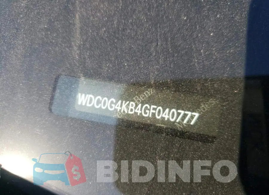 WDC0G4KB4GF040777 Photo# 10