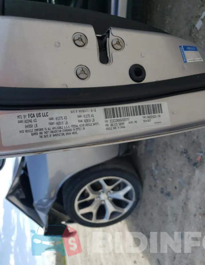 2C3CDZAGXGH325797 Photo# 10