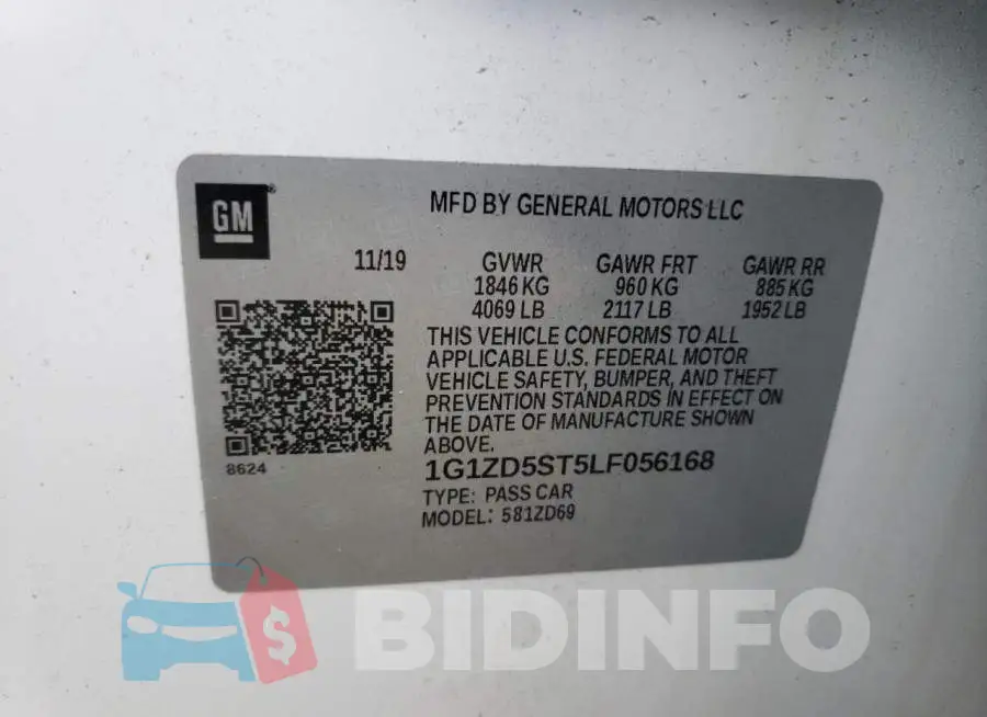 1G1ZD5ST5LF056168 Photo# 10