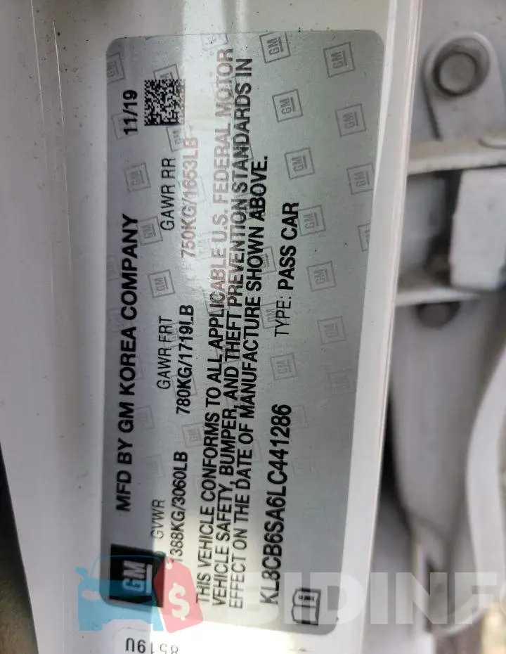 KL8CB6SA6LC441286 Photo# 10