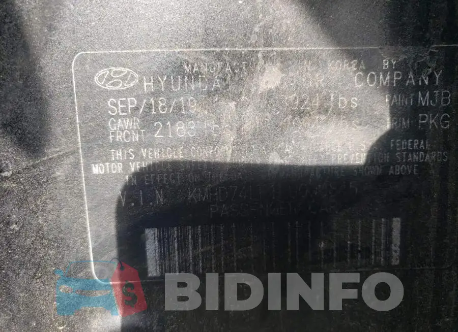 KMHD74LF1LU000845 Photo# 10