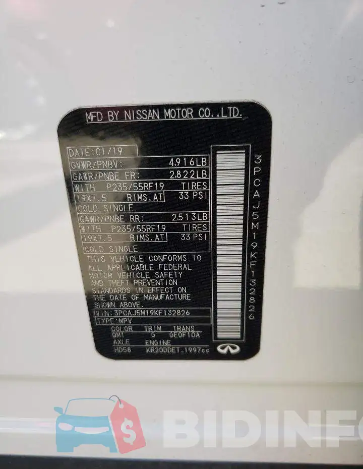 3PCAJ5M19KF132826 Photo# 10