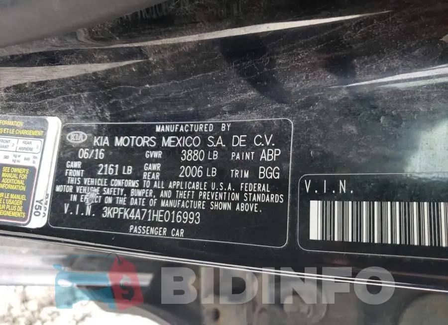 3KPFK4A71HE016993 Photo# 10