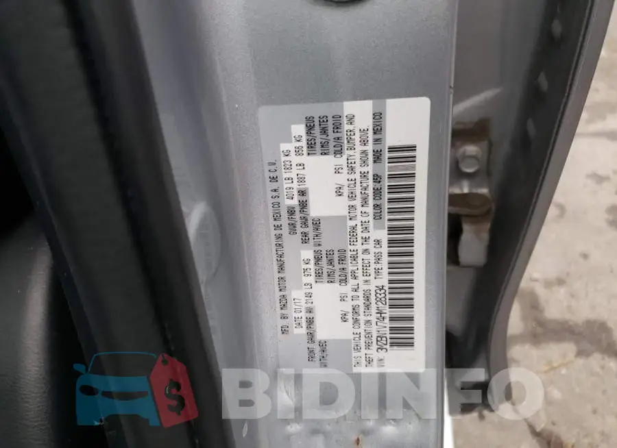 3MZBN1V74HM128334 Photo# 10