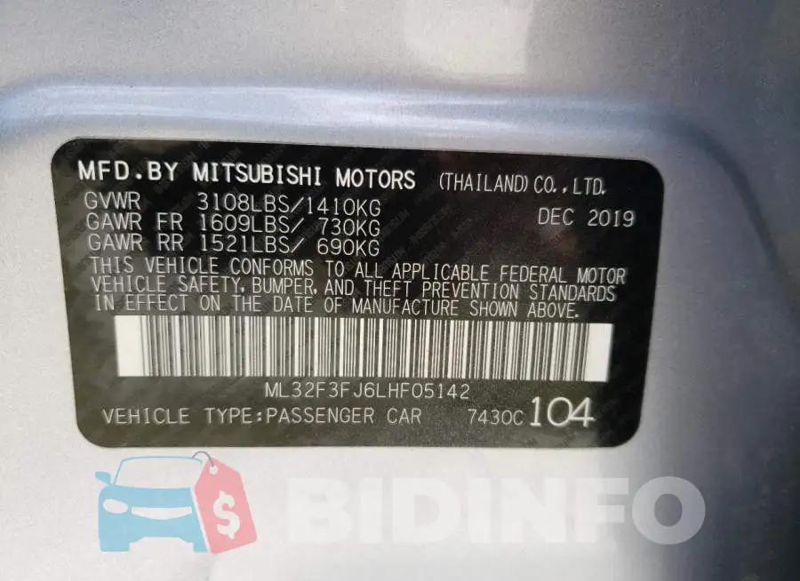 ML32F3FJ6LHF05142 Photo# 10
