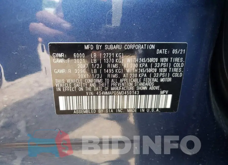 4S4WMAPD5M3450143 Photo# 10