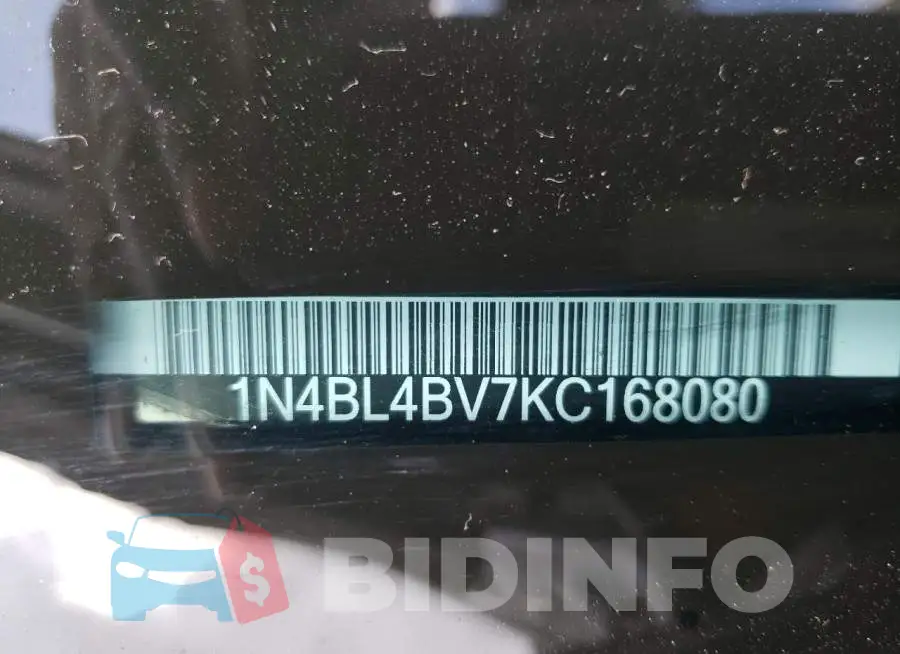 1N4BL4BV7KC168080 Photo# 10