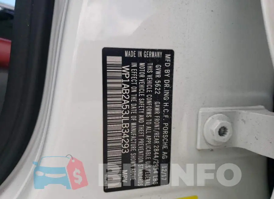 WP1AB2A53JLB34293 Photo# 10