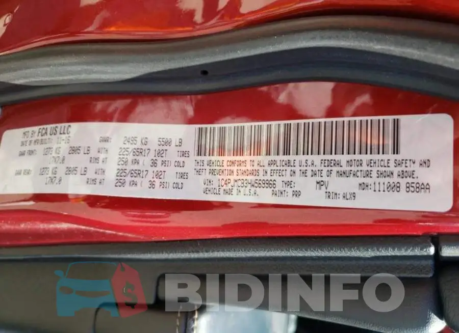 1C4PJMCB3HW569966 Photo# 10