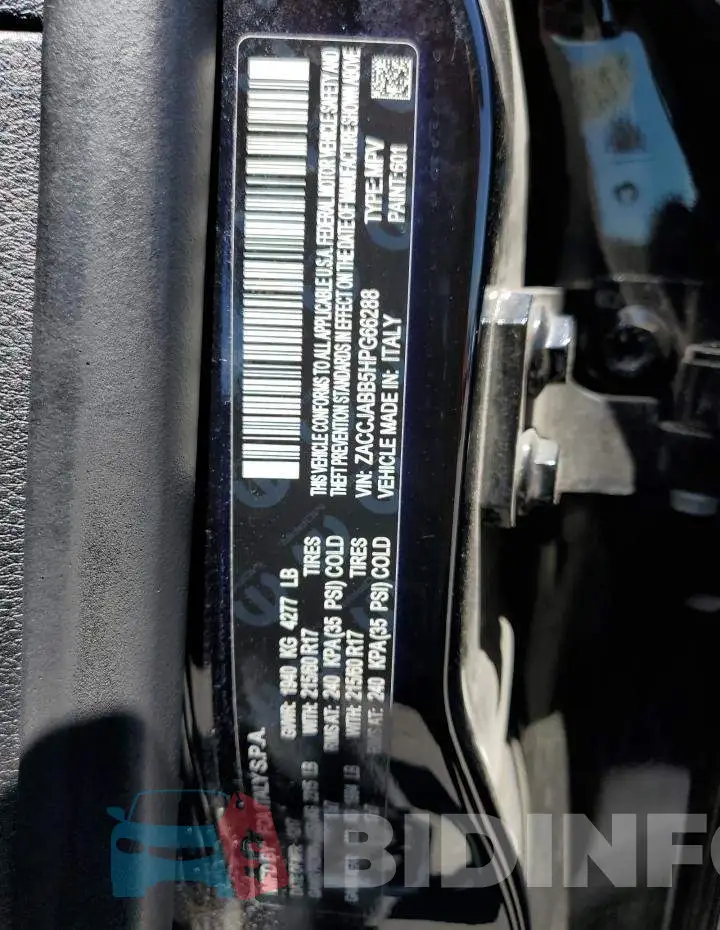 ZACCJABB5HPG66288 Photo# 10