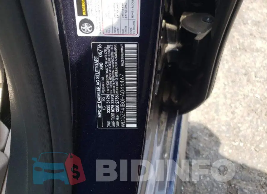WDDZF4JB0HA046467 Photo# 10