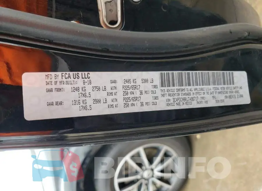 3C4PDCAB0JT496717 Photo# 10