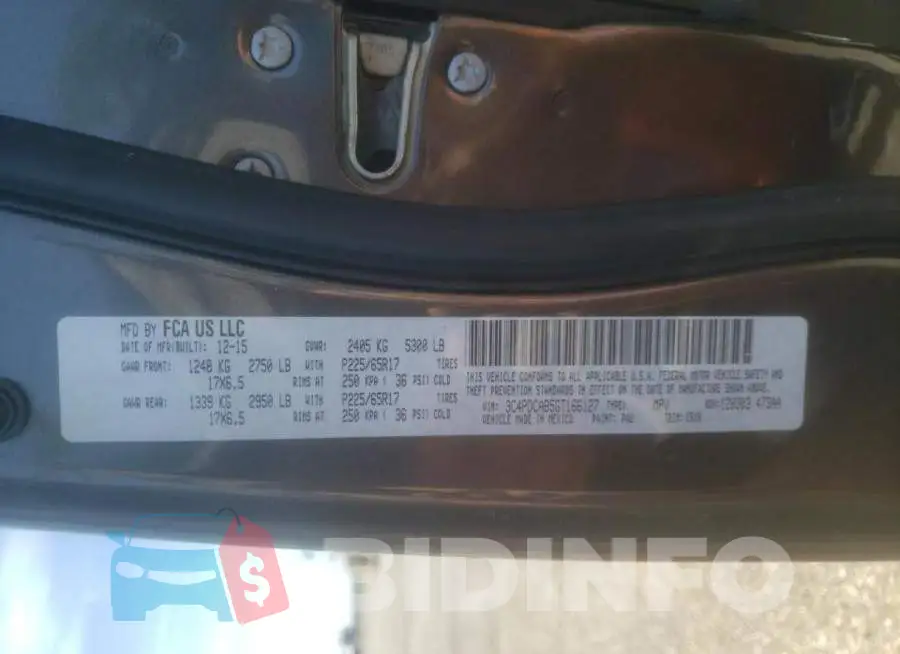 3C4PDCAB5GT166127 Photo# 10