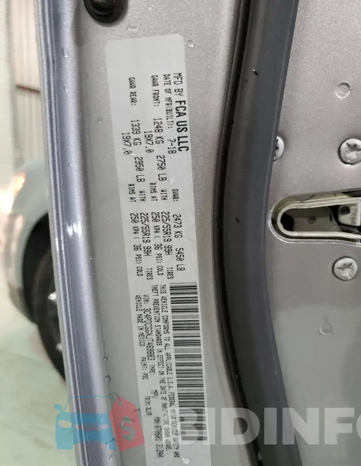 3C4PDCGGXJT469883 Photo# 10
