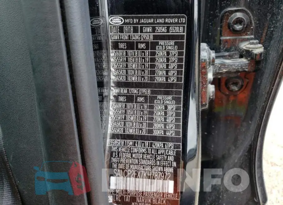 SALCP2FX7KH787972 Photo# 10