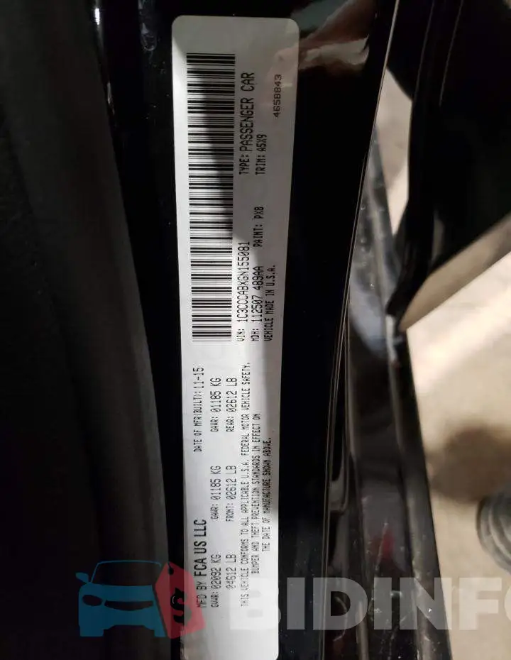 1C3CCCABXGN155081 Photo# 10