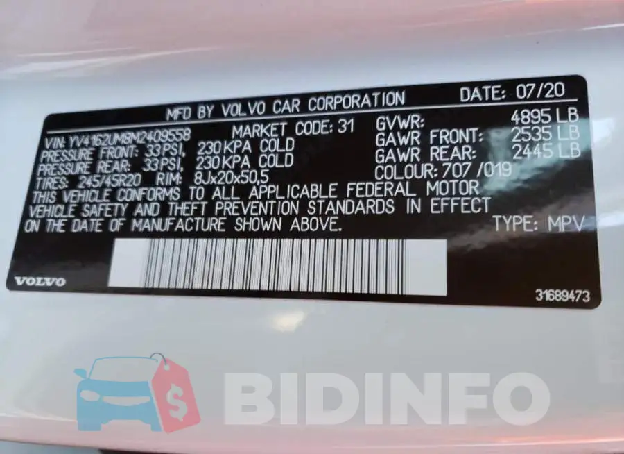 YV4162UM8M2409558 Photo# 10