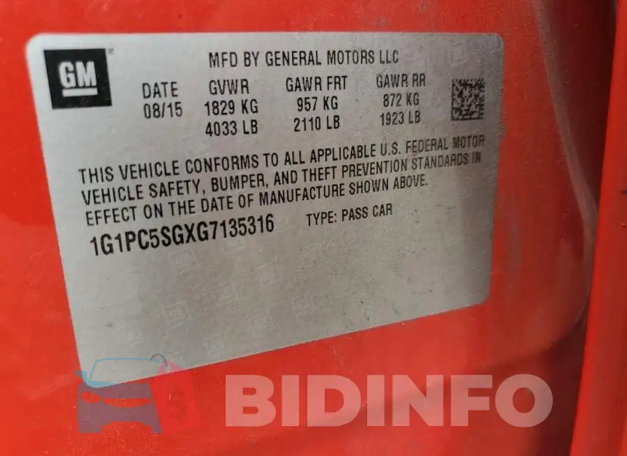 1G1PC5SGXG7135316 Photo# 10