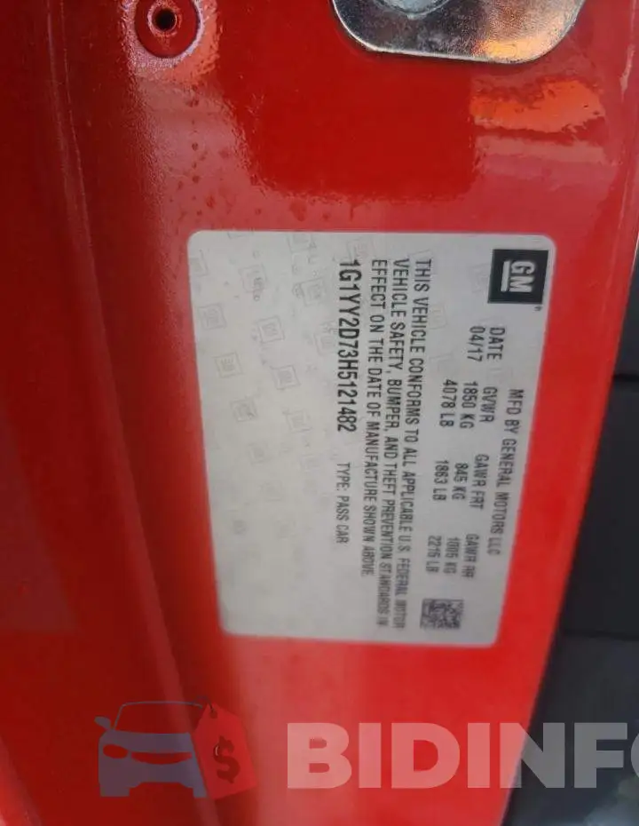 1G1YY2D73H5121482 Photo# 10