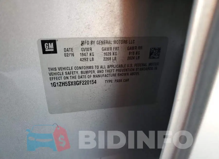 1G1ZH5SX8GF220154 Photo# 10
