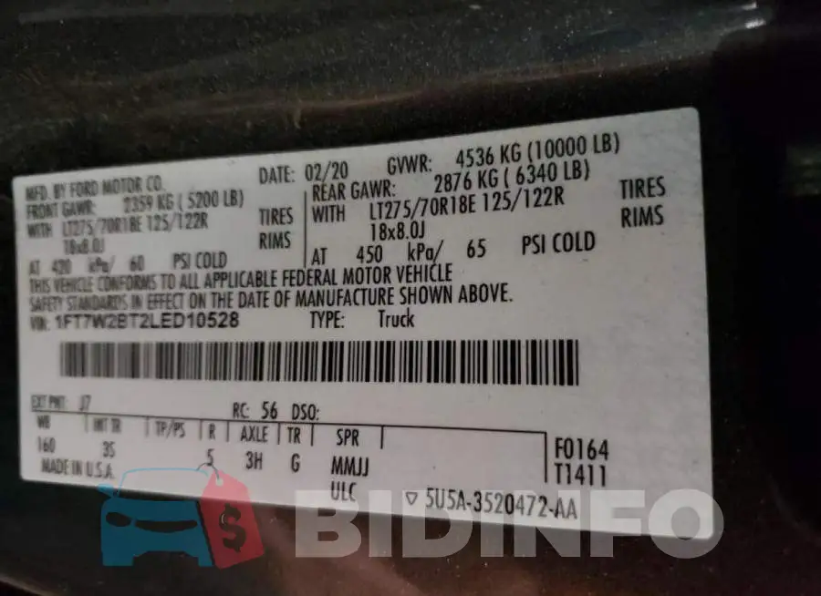 1FT7W2BT2LED10528 Photo# 10