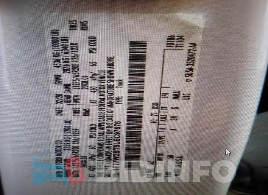 1FT7W2BT5LEC97676 Photo# 1