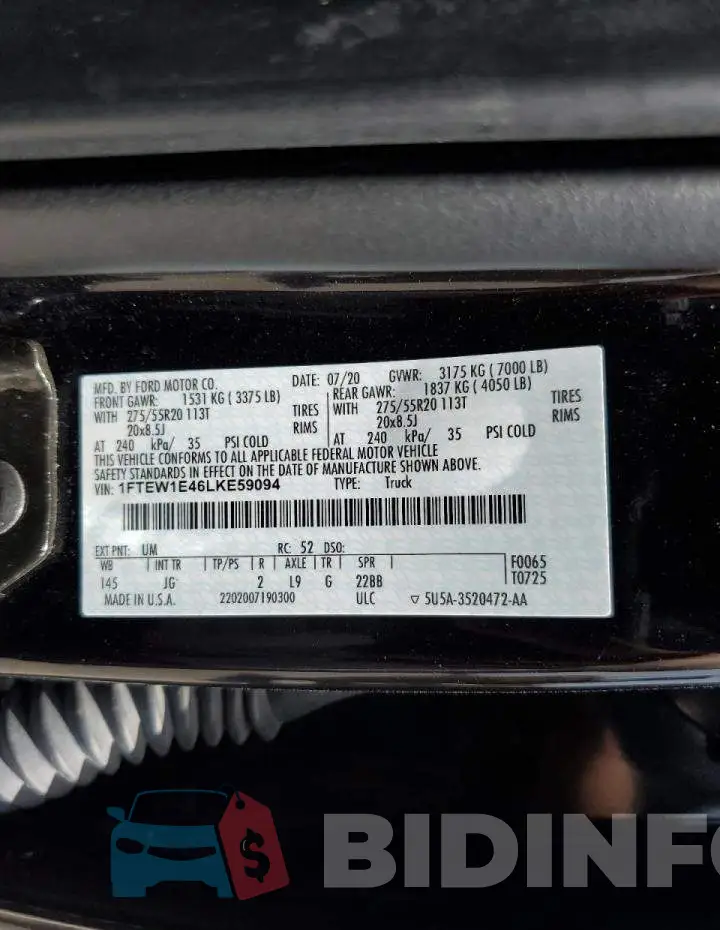 1FTEW1E46LKE59094 Photo# 10