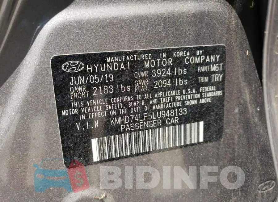 KMHD74LF5LU948133 Photo# 10