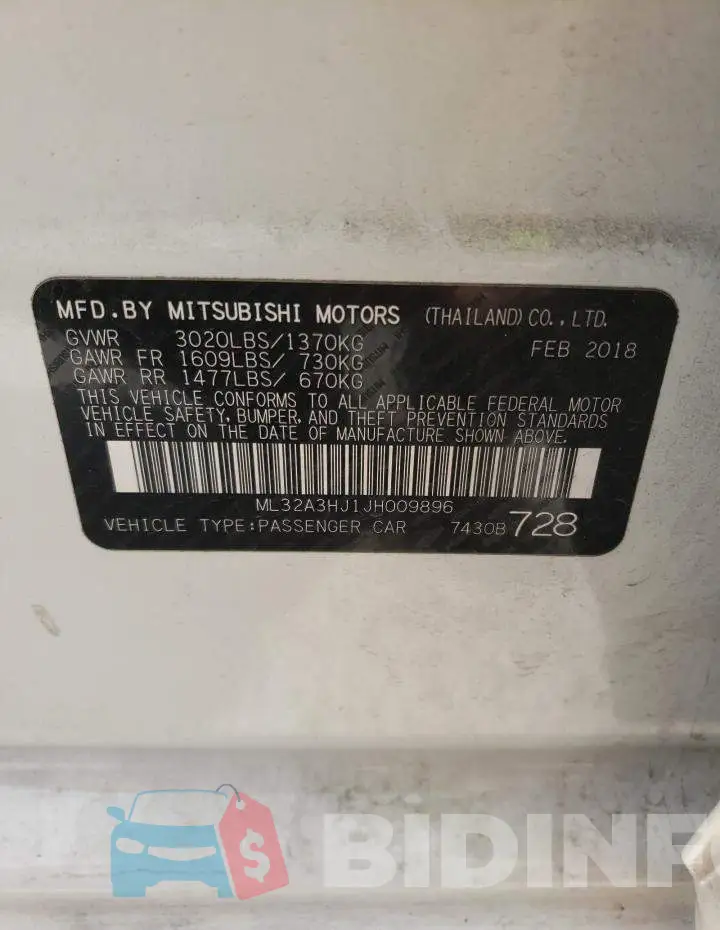 ML32A3HJ1JH009896 Photo# 10