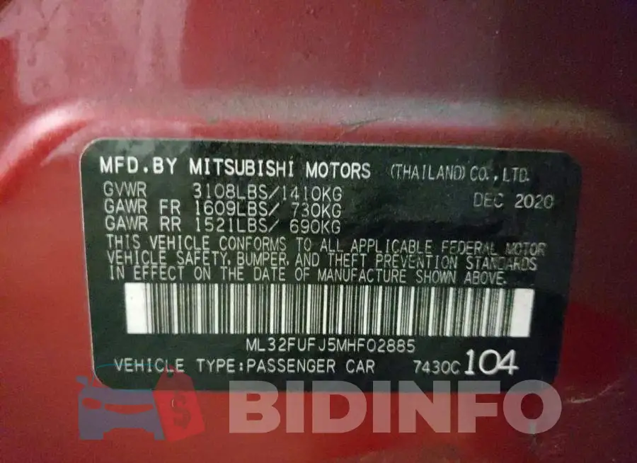 ML32FUFJ5MHF02885 Photo# 10