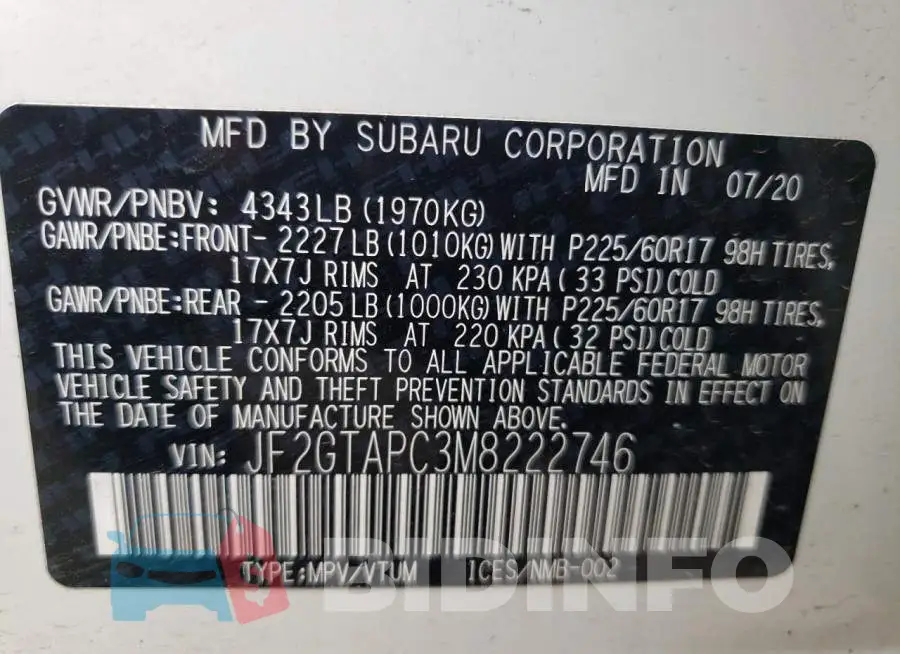 JF2GTAPC3M8222746 Photo# 10