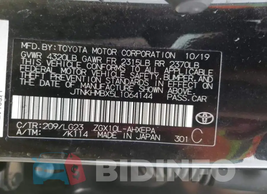 JTNKHMBX5L1064144 Photo# 10